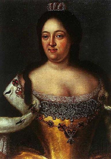 Johann Henrich Wedekind Portrait of Empress Anna of Russia
